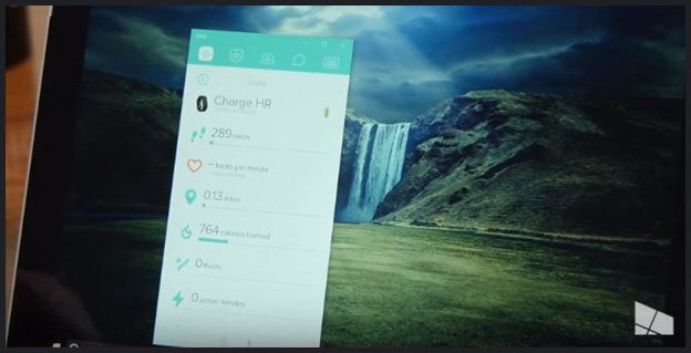 Fitbit app for windows 10 - resized fitbit display