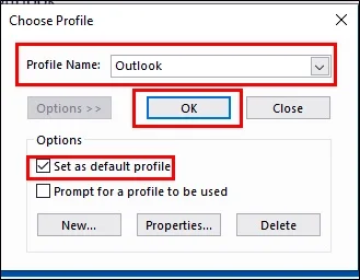outlook stuck on loading profile even in safe mode