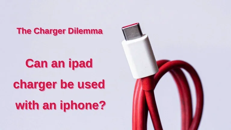 can an ipad charger be used with an iphone