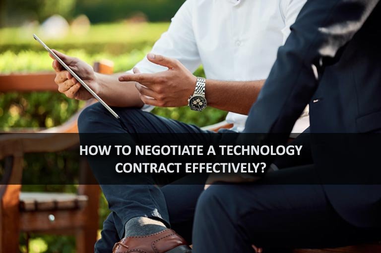 how to negotiate a technology contract
