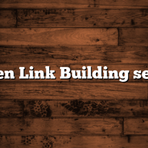 Broken Link Building service