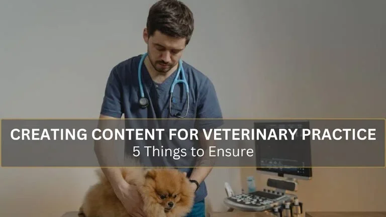 Creating Content for Veterinary Practice: 5 Things to Ensure