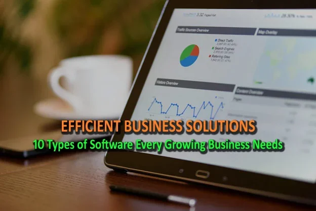 Efficient Business Solutions: 10 Types of Software Every Growing Business Needs