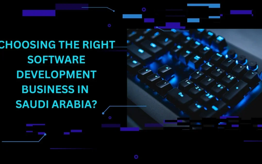 Choosing the Right Software Development Business in Saudi Arabia?